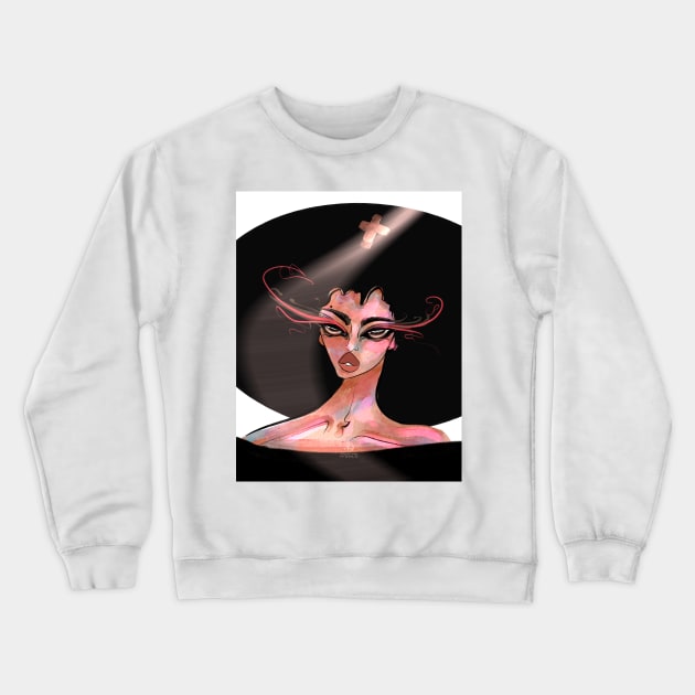 Fashion queen Crewneck Sweatshirt by valentyna mohylei